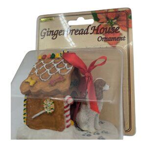 Conversation Concepts Black English Cocker Spaniel & Gingerbread House Ornament